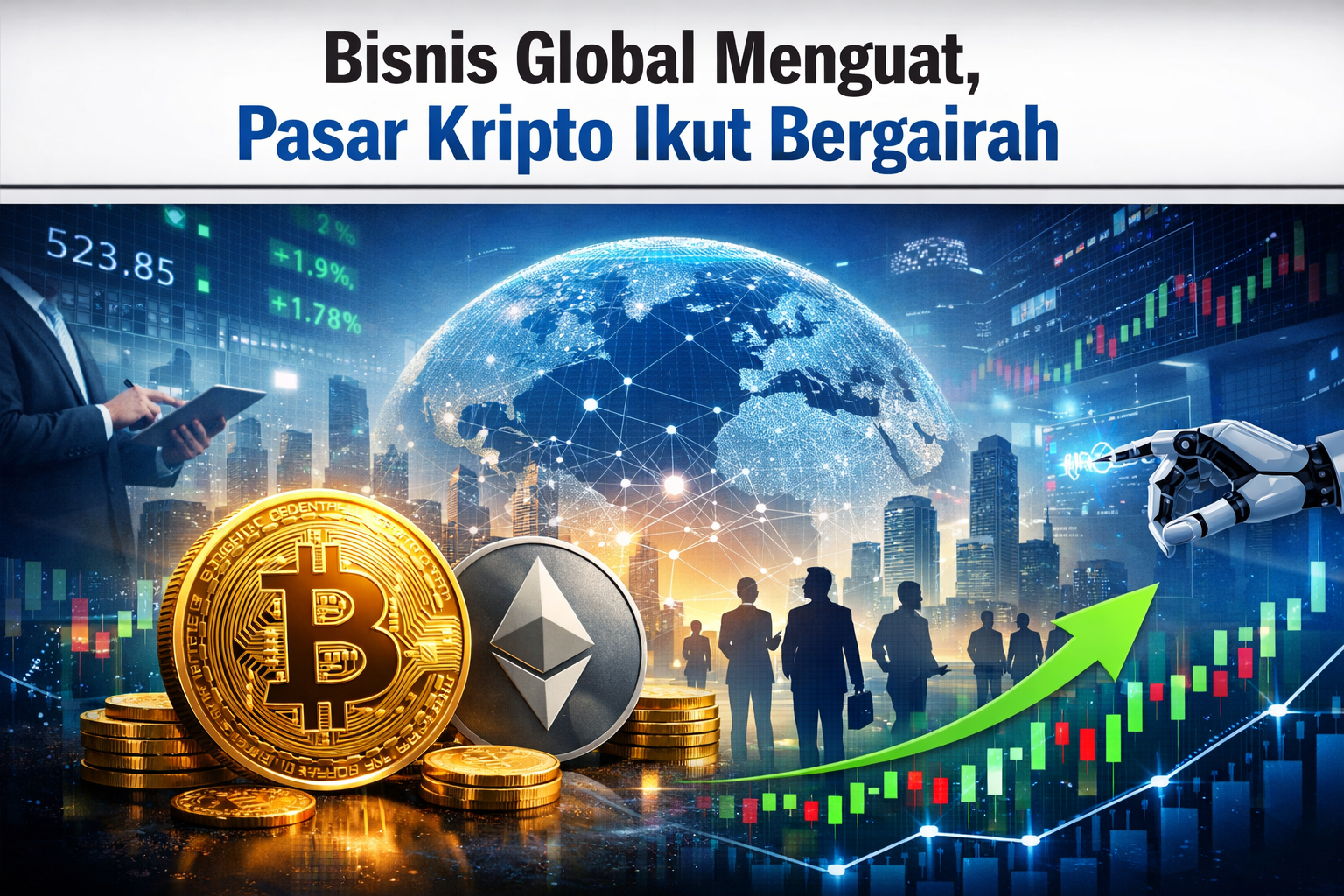 Bisnis Global Menguat, Pasar Kripto Ikut Bergairah