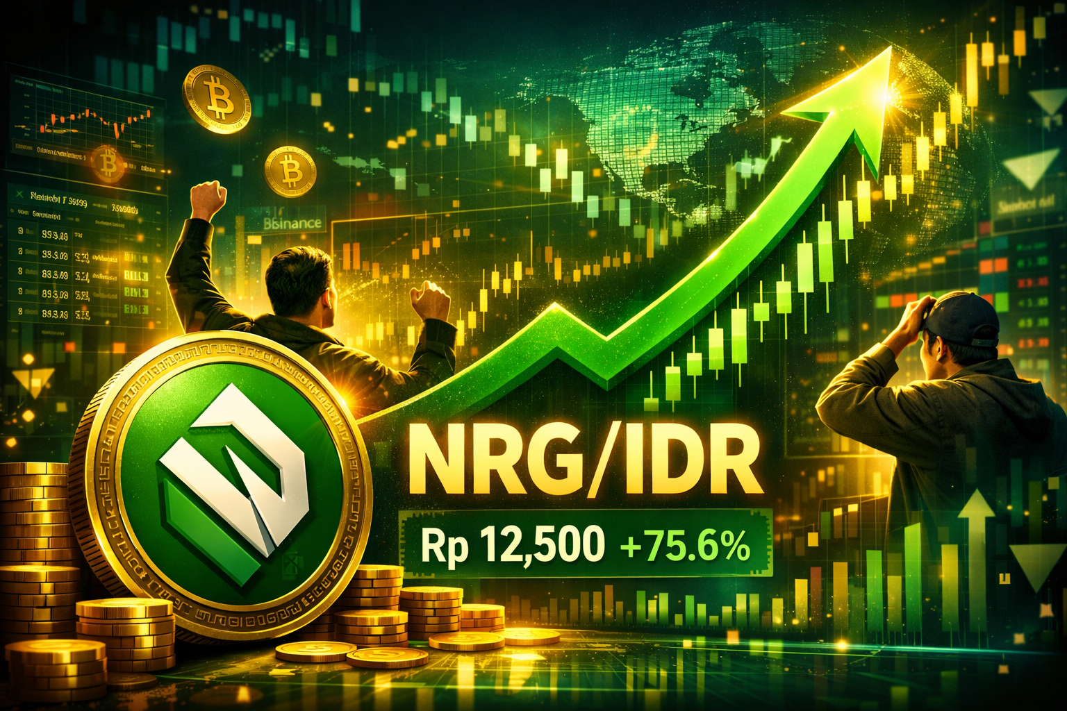 Harga NRG/IDR Naik Drastis, Pasar Kripto Memanas